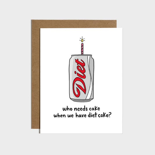 Birthday Card | Cake Diet Coke