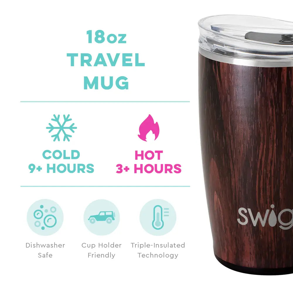 18oz Travel Mug | Bourbon Barrel