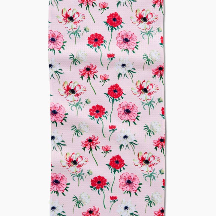 Bar Towel | Anemone Garden Flowers