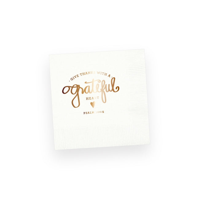 Napkins | Thanksgiving Grateful Heart