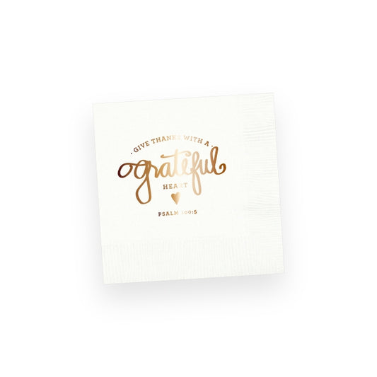 Napkins | Thanksgiving Grateful Heart
