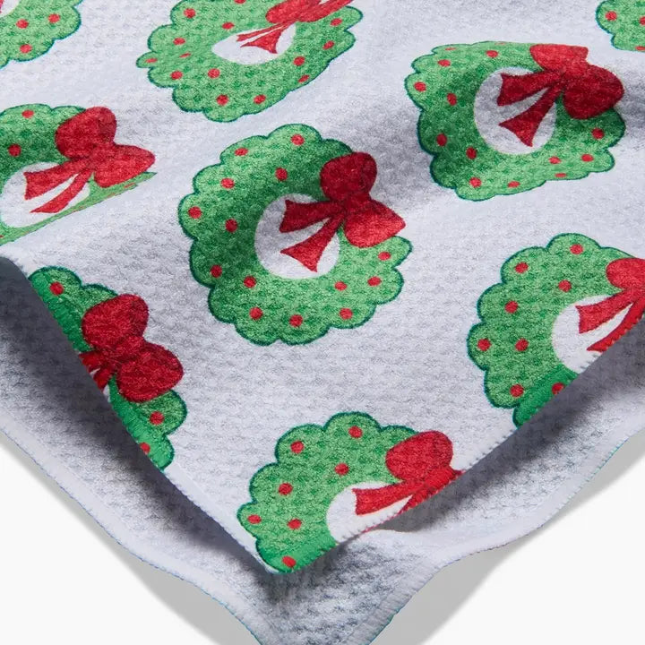 Tea Towel | Wreath Wishes
