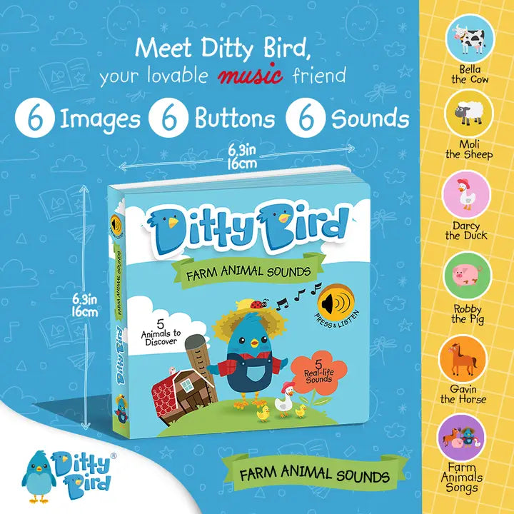 Ditty Bird | Farm Animal Sounds