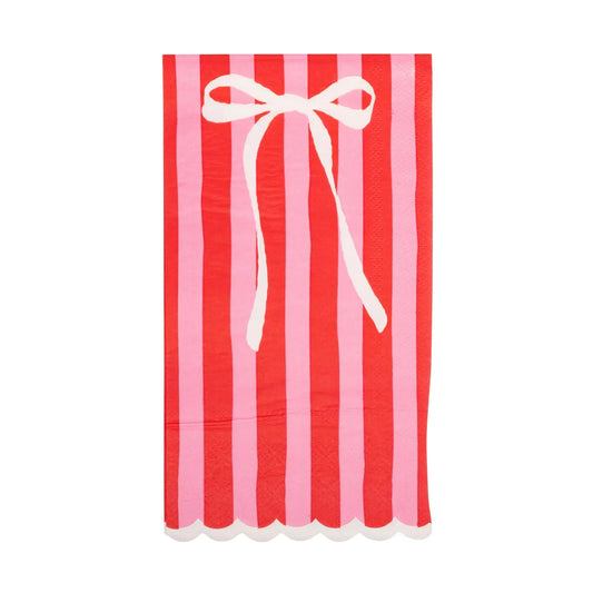 Guest Napkins | Bow Striped