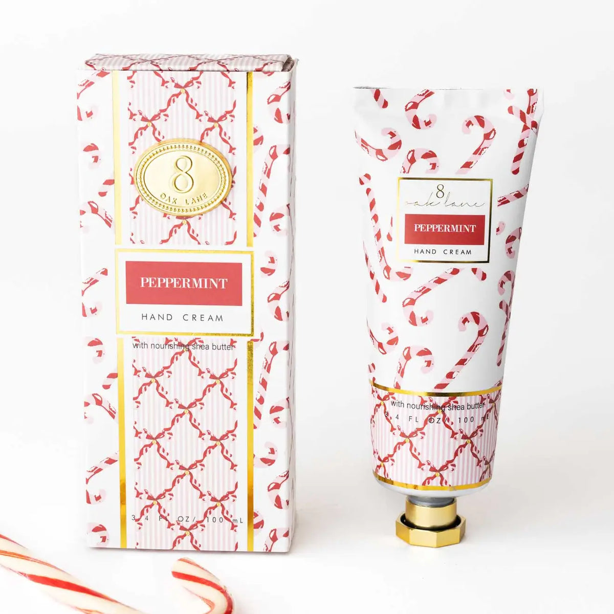 Peppermint Candy Cane Boxed Hand Cream
