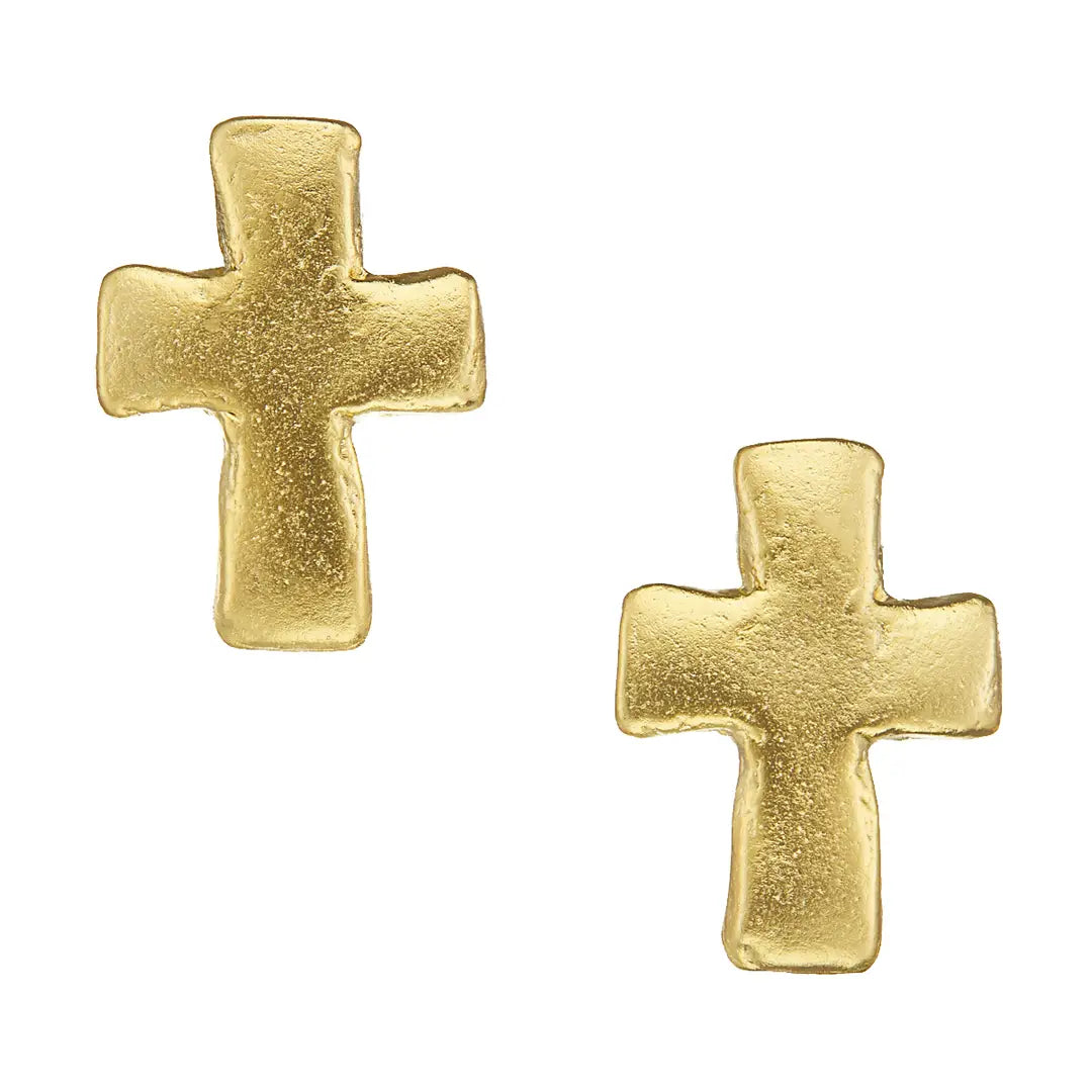 Small Cross Studs