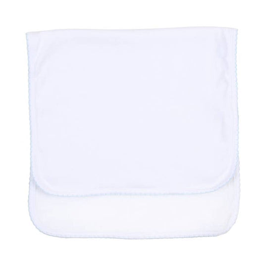 Burp Cloth | Essentials | Blue Trim