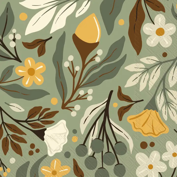Acorn Cocktail Napkins