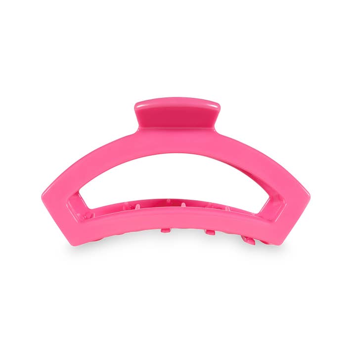 Teleties Open Hair Clip | Paradise Pink | Assorted Sizes