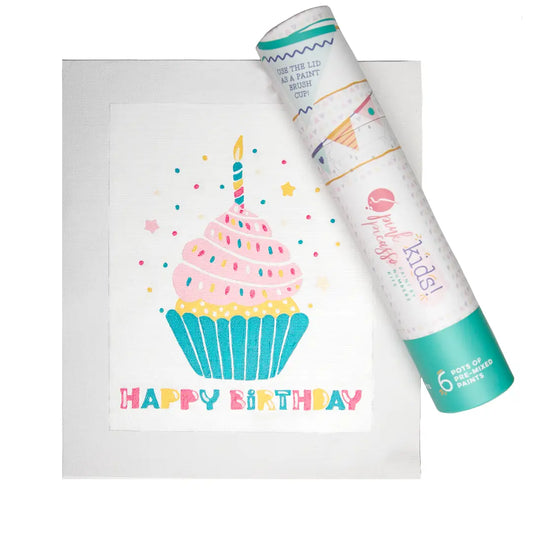 Paint by Numbers Kit | Happy Birthday