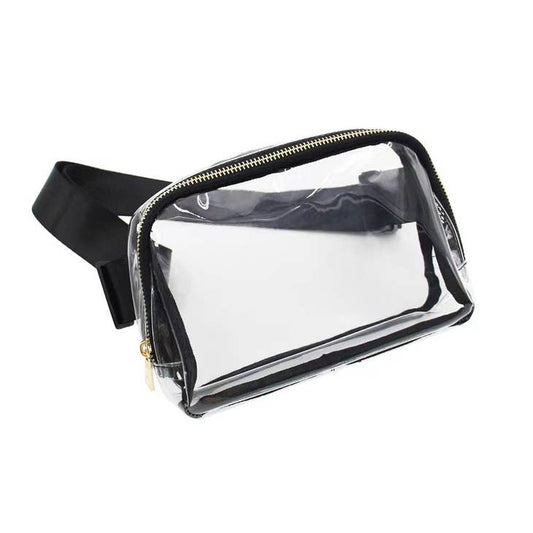 Varsity Collection Clear Fanny Waist Pack Belt Bag