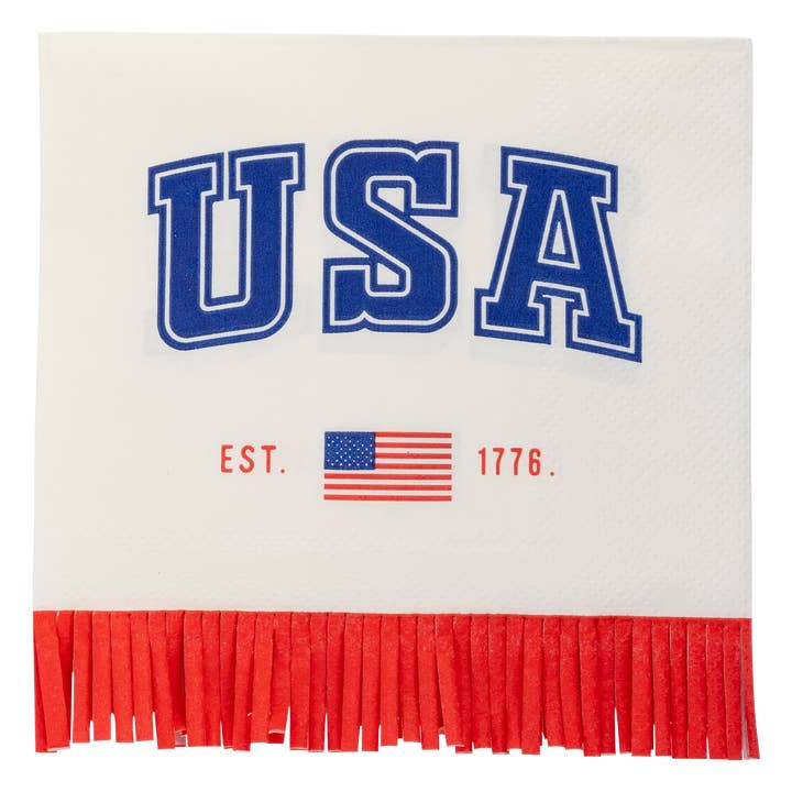 Paper Cocktail Napkins | USA Fringe 1776