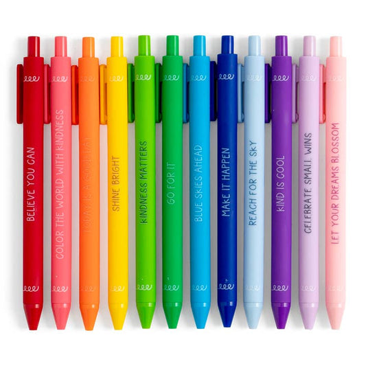 Pen Set | Happy Colors Crayon-Inspired Affirmations