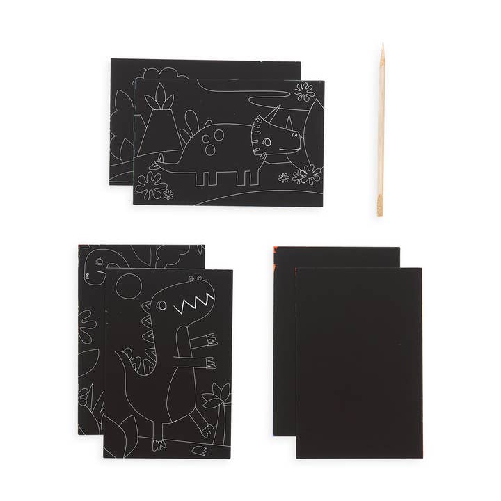 Mini Scratch & Scribble Art Kit | Dino Days