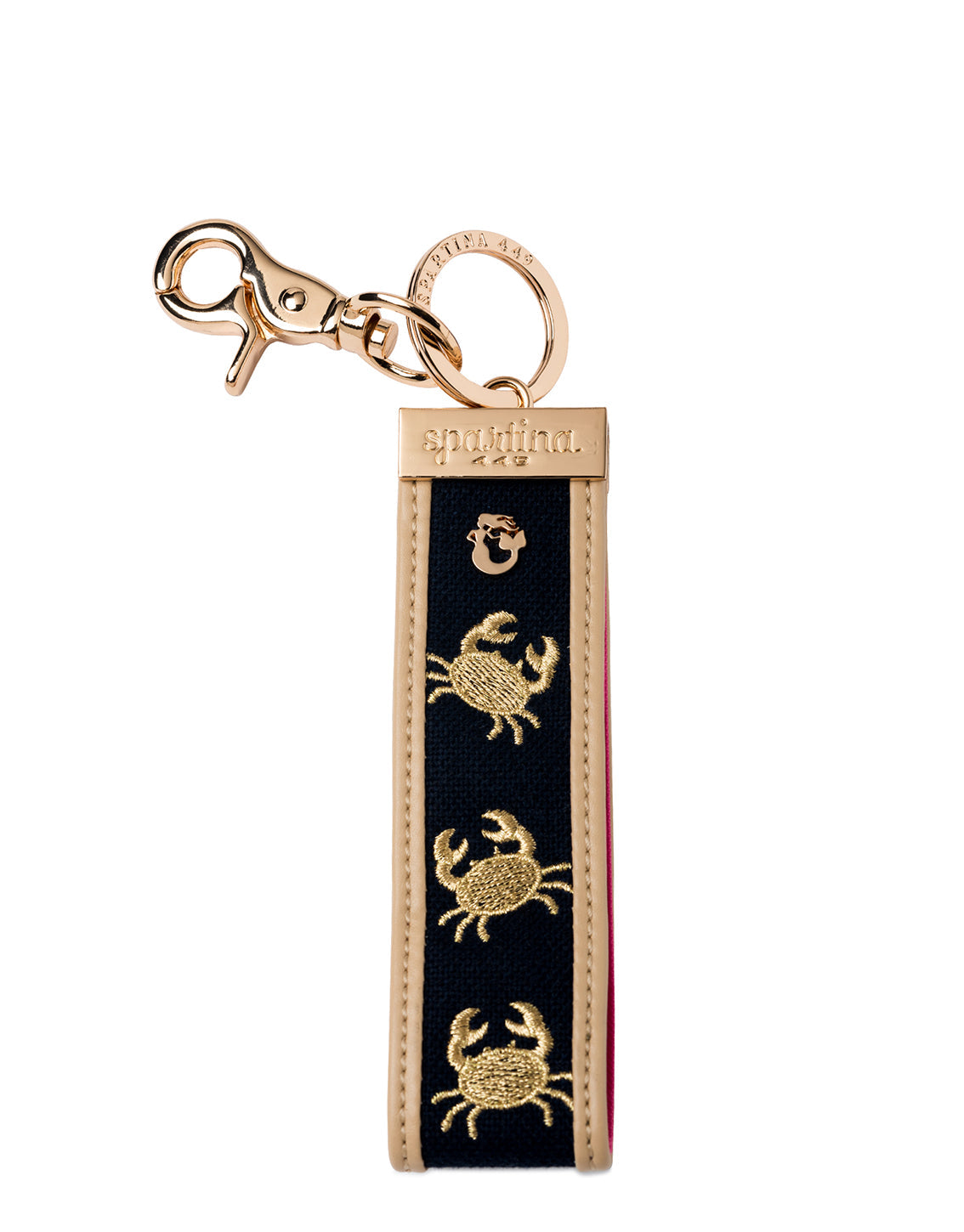 Navy Grab-N-Go Keychain - Crab