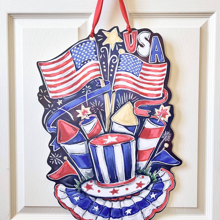 Door Hanger | 4th of July Summer
