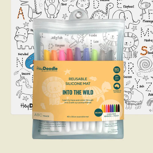 Classic Coloring & Doodle Mat | Into the Wild