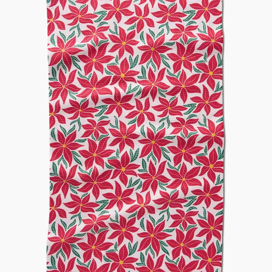 Tea Towel | Poinsettia Party