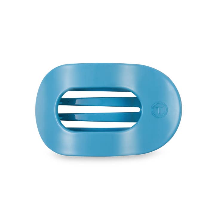 Teleties Flat Round Clip | Summer Sky | Assorted Sizes