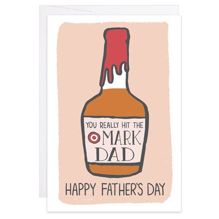 Hit the Mark Dad's Day - Mini Card