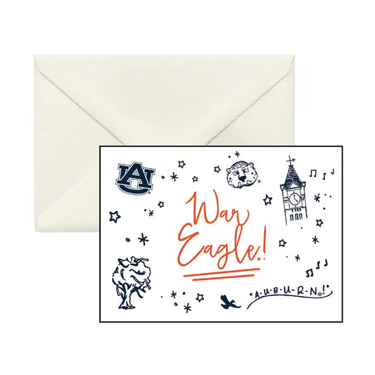 Auburn Confetti Boxed Notecards