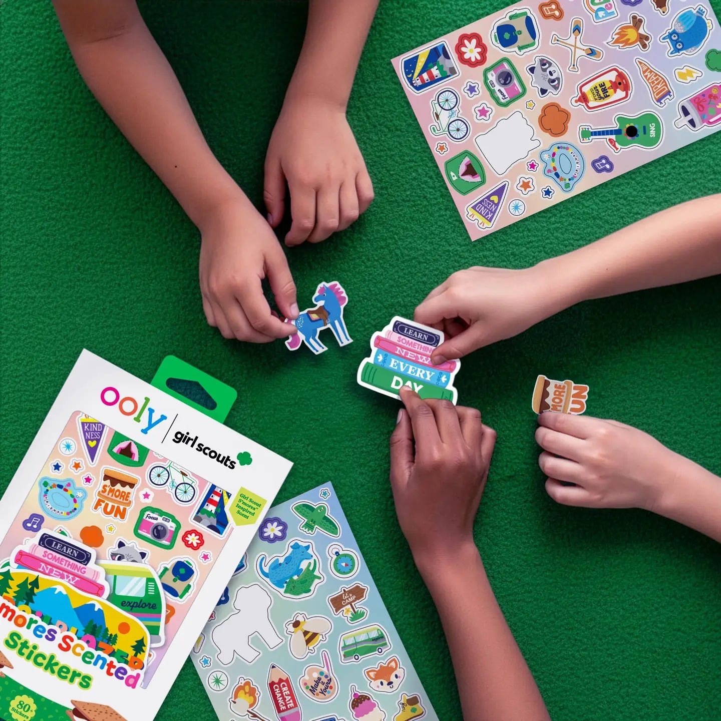 OOLY X Girl Scouts: S'mores Scented Stickers