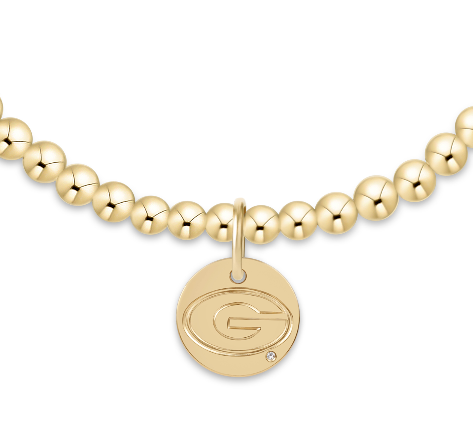 eCOLLEGIATE Gold 3mm Bracelet | UGA