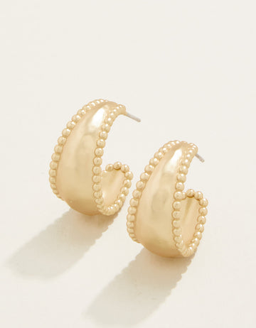 Milly Hoop Earrings - Gold