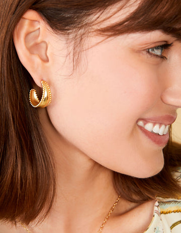 Milly Hoop Earrings - Gold