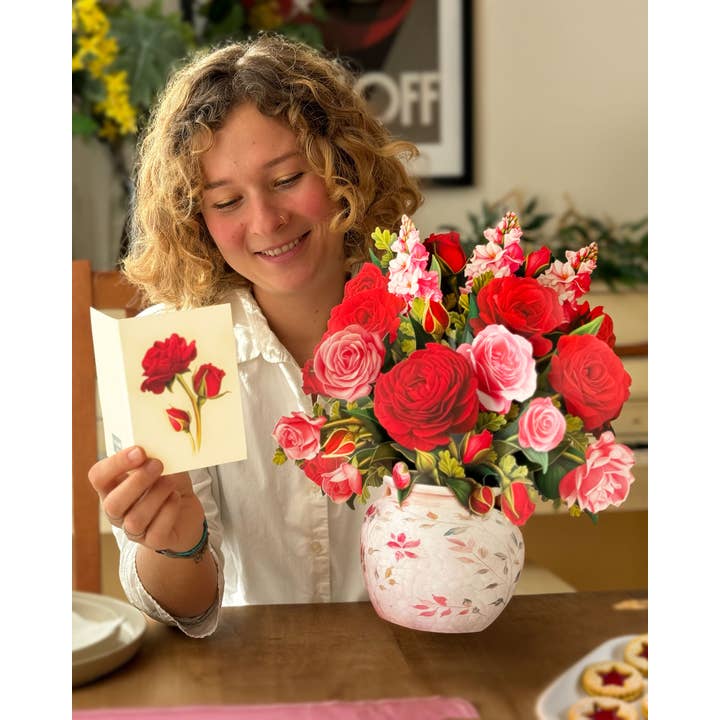 Pop-Up Greeting Cards | Blooming Roses