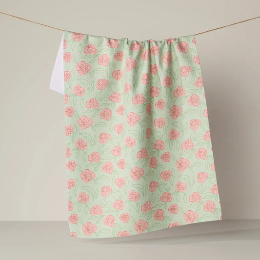 Tea Towel | Lucky Bloom Aqua