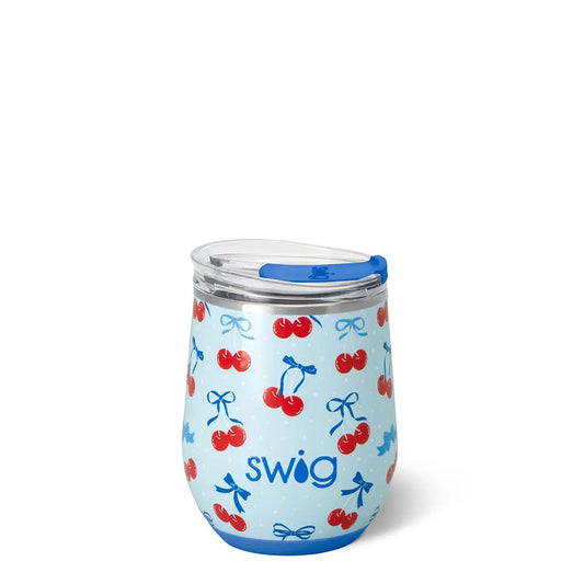 12oz Stemless Wine Cup | Cherry Pop