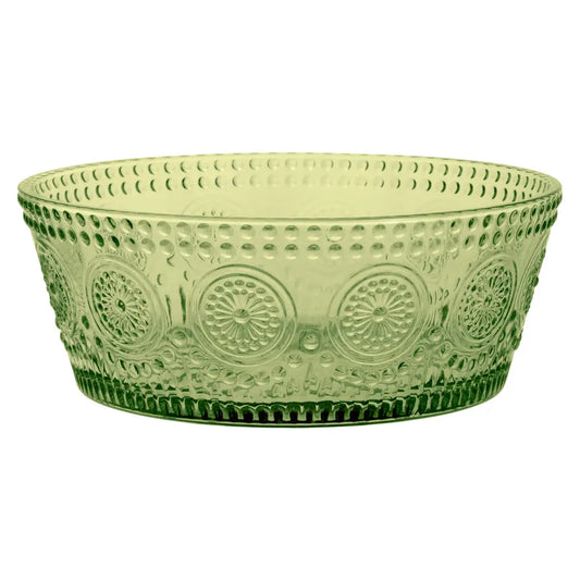 Large Codi Glass Bowl | Olive