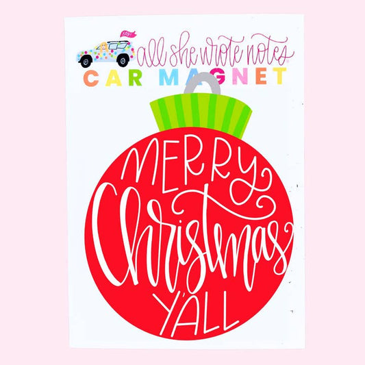 Car Magnet | Merry Christmas Y'all