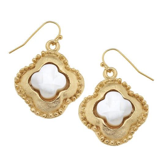 Camellia Clover Earrings