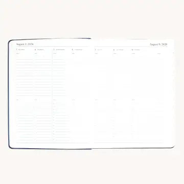 2026-2027 Bookbound Weekly Dapperdesk Planner | Navy