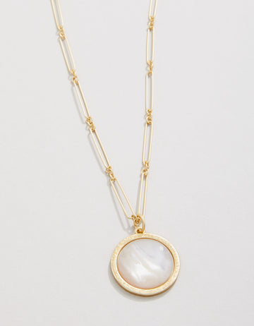 Franklin Necklace 24“ | Mother-of-Pearl