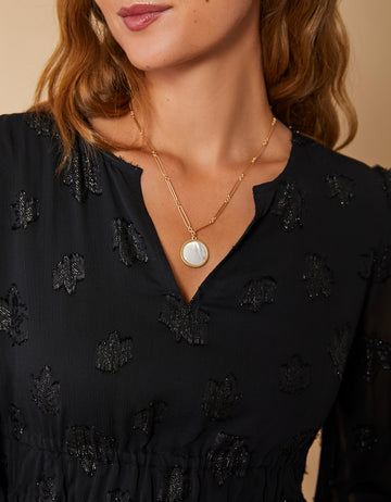 Franklin Necklace 24“ | Mother-of-Pearl