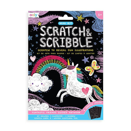 Mini Scratch & Scribble Art Kit | Funtastic Friends