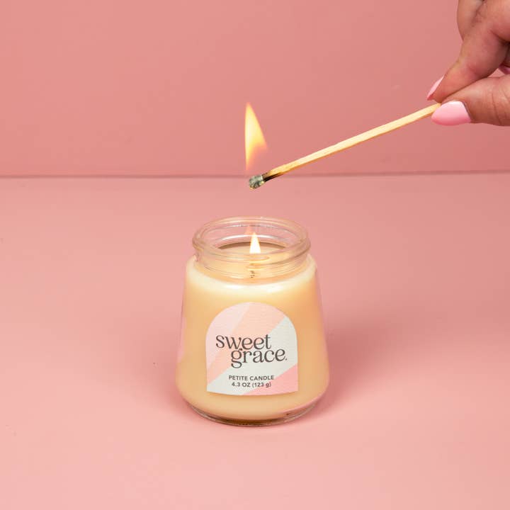 Sweet Grace Candle | Petite Clear Jar