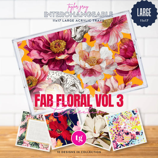 Acrylic Tray Inserts | Fab Floral Vol 3