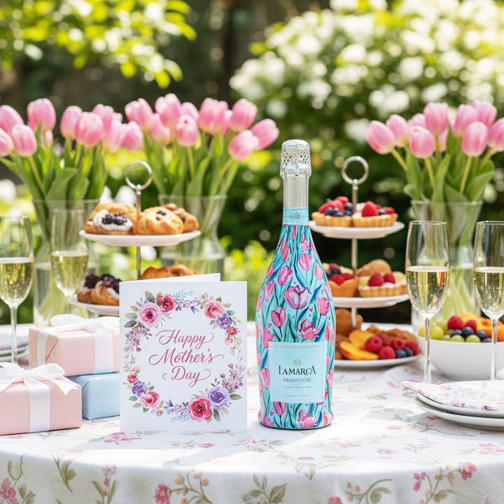 Beau Bottle Blushing Tulip Garden | Prosecco Collection