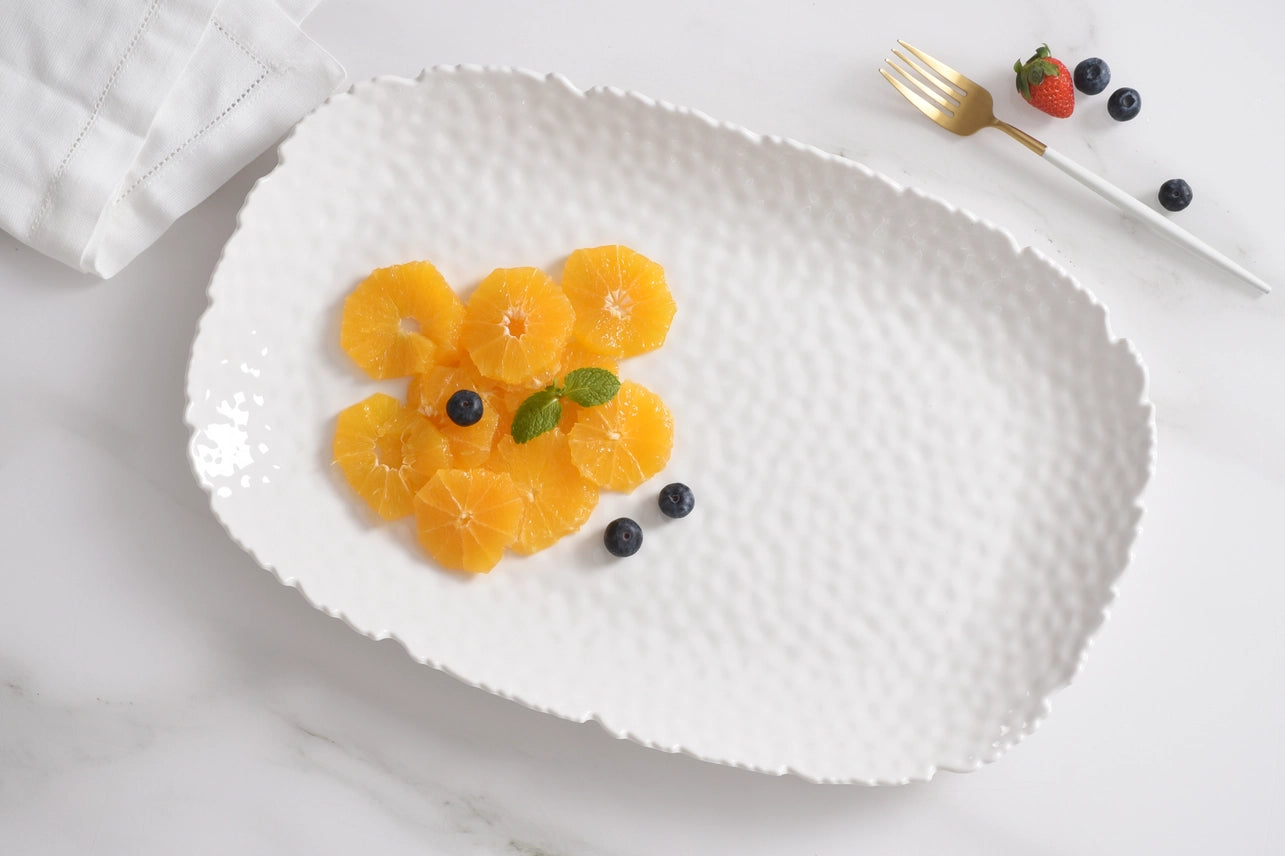 Melamine | Extra Large Serving Platter | Waves