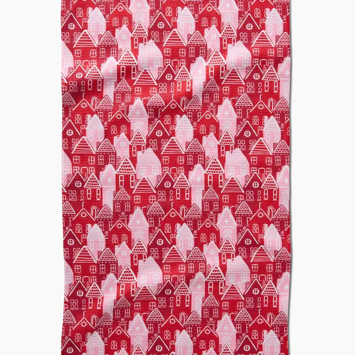 Tea Towel | Christmas Houses