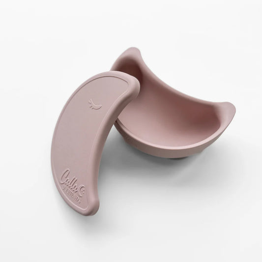 On Cloud 9 Moon Suction Bowl | Petal Pink