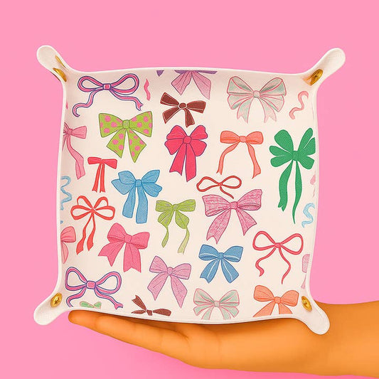 Cololorful Bow Trinket/Jewelry Catchall