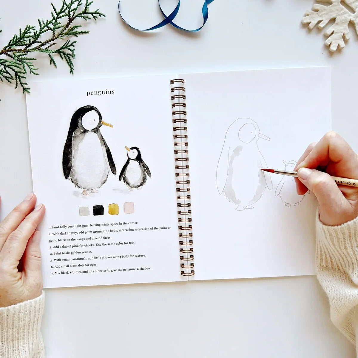 Watercolor Workbook | Winter Wonderland