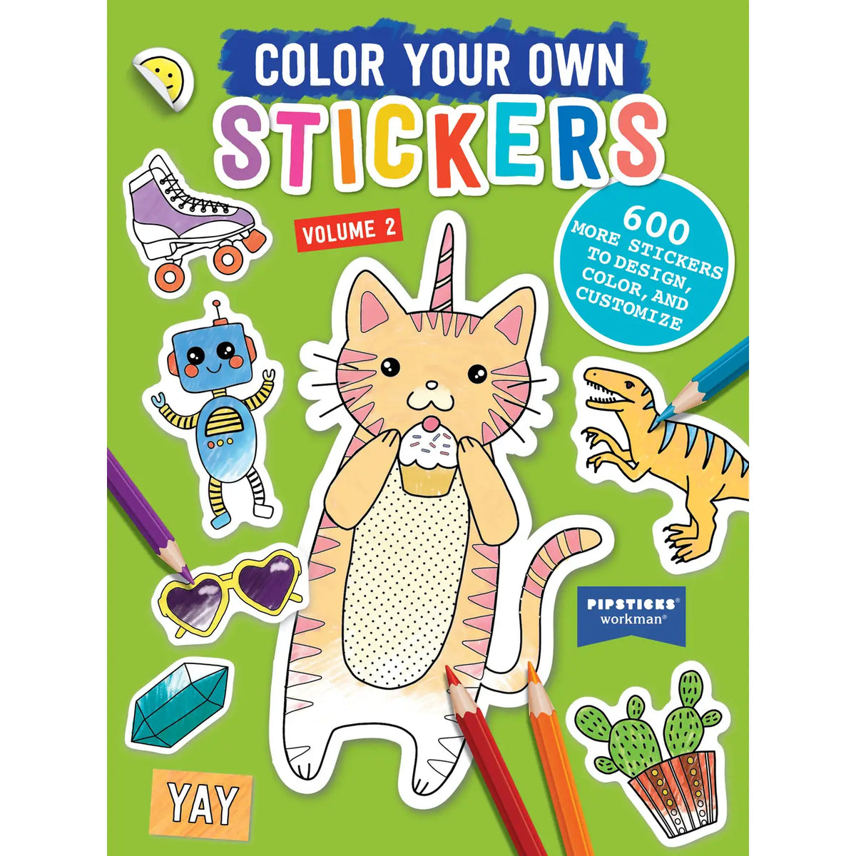 Color Your Own Stickers, Volume 2