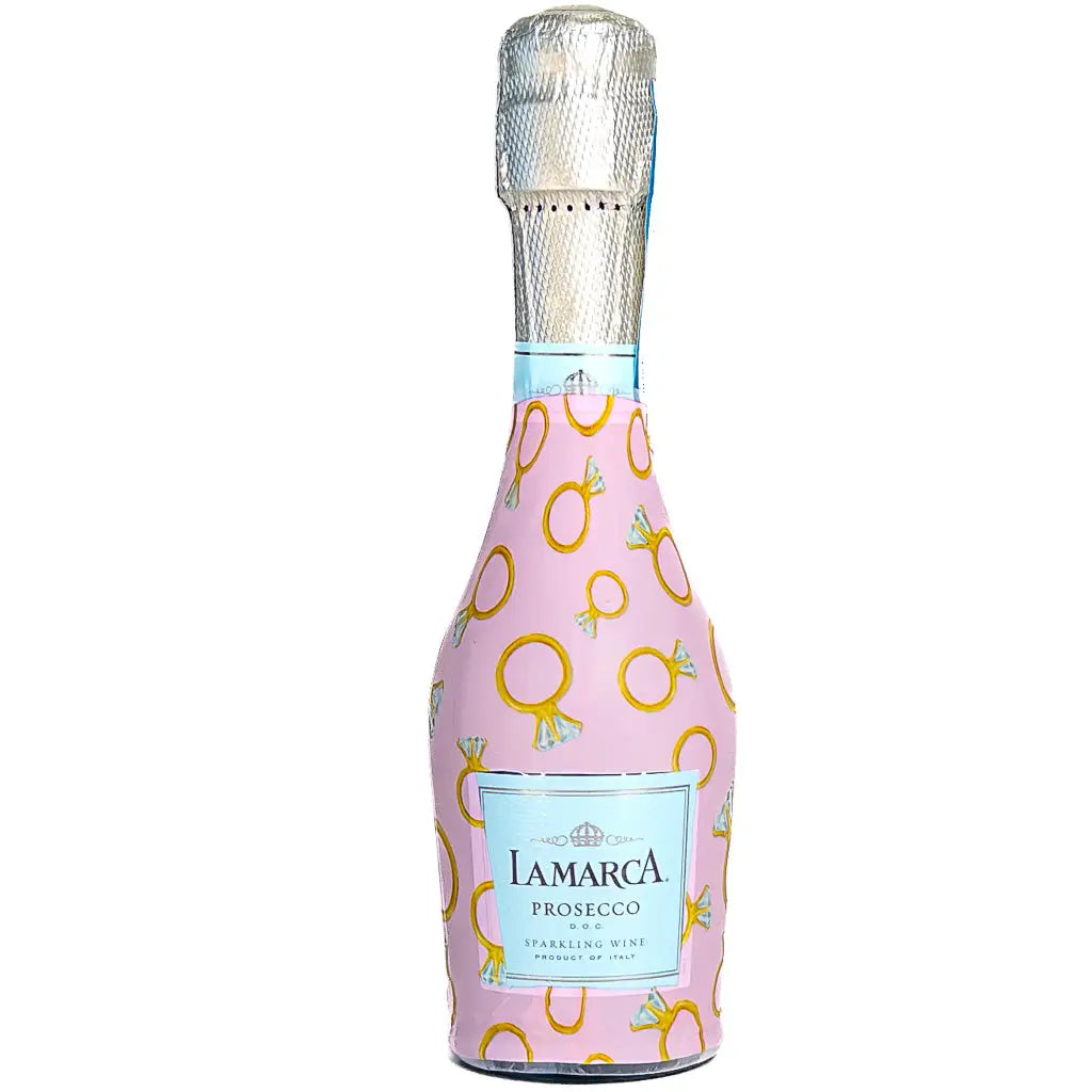 Beau Bottles Pink Engagement Ring | Mini Prosecco Collection | Six Pack