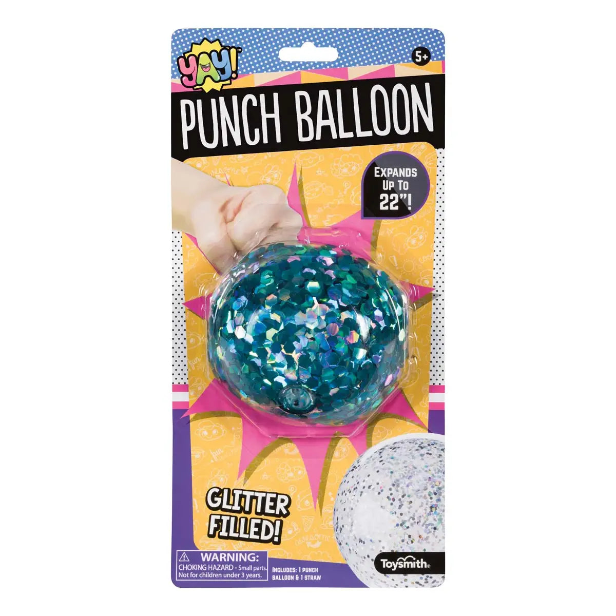 Glitter Punch Balloon | Assorted Styles